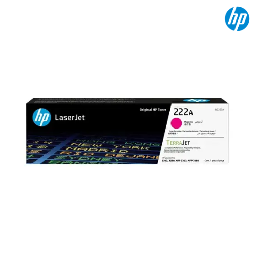 ตลับหมึกแท้ Toner Original Compatible HP W2223A Magenta, 222A
